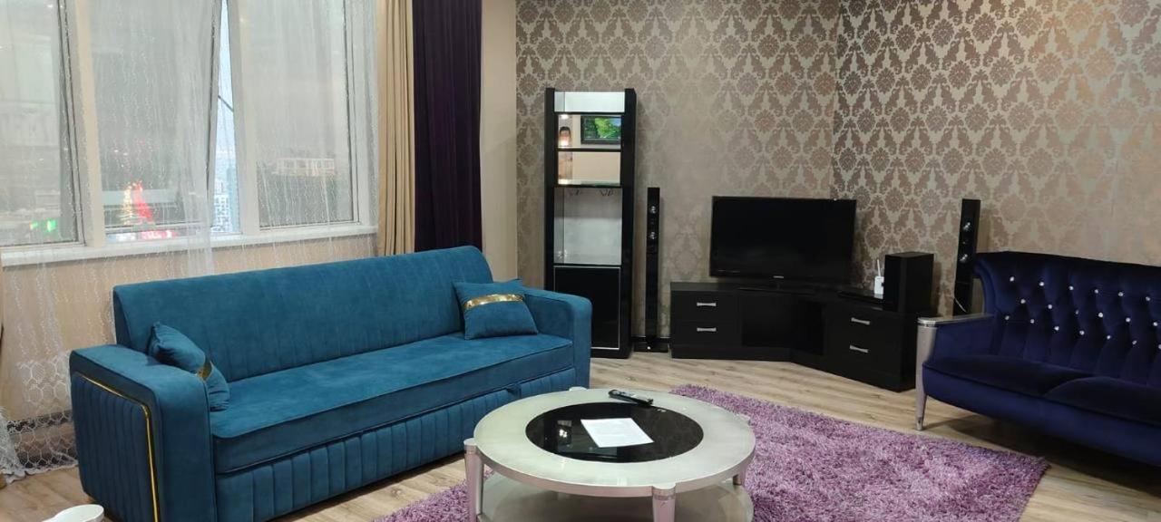 Nurly Tau 2Room Apartments الماتي المظهر الخارجي الصورة